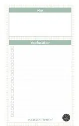 Yapılacaklar Bloknot - Minimal Desenli
