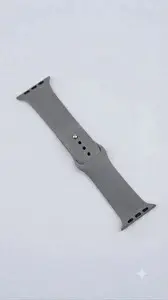 Preo Watch Band 38-40-41mm Uyumlu Silikon Akıılı Saat Kayışı Gri