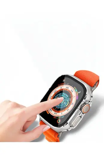 49MM Dokunmatik Akıllı Saat Bluetooth Bağlantısı ile Sağlık ve Spor Takibi