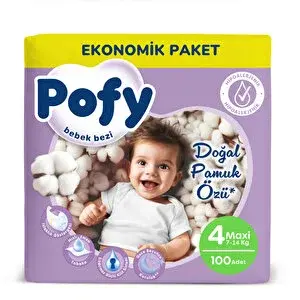 Maxi 4 Numara Bebek Bezi 100 Adet