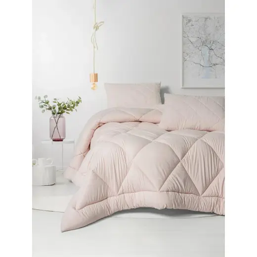 Cotton Box Softwash Çift Kişilik Yorgan Seti Pembe 160x200 Lastikli Çarşaf
