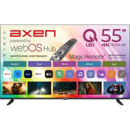 Axen AX55QUPRL-W02M 55" 139 Ekran Uydu Alıcılı 4K Ultra HD QLED webOS Smart TV 2