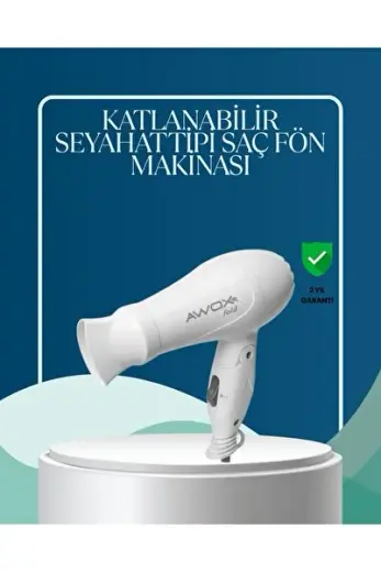 Seyahat Uyumlu Saç Kurutma Makinesi Hafif ve Kompakt - KKKKKK7987-2421