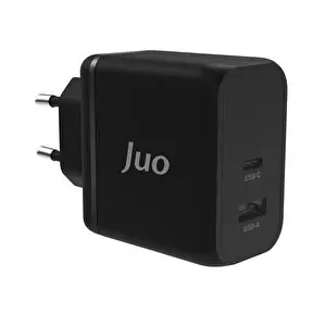 Juo 65 W GaN USB-C + USB-A PD Type-C Hızlı Şarj Cihazı