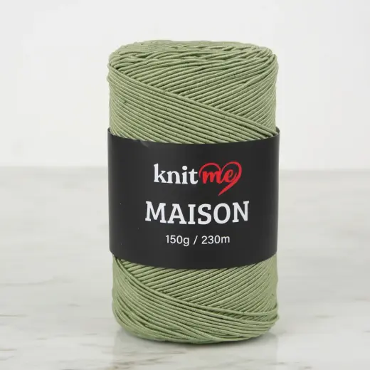 Knitme MAISON Yeşil Örgü İpi - KNM11