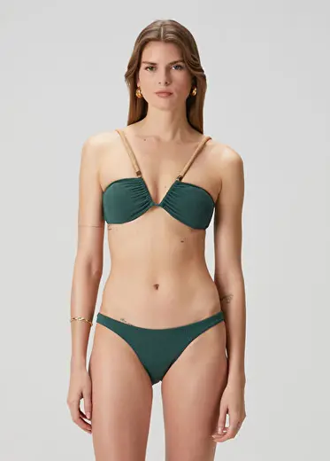 April Yeşil Bikini Üstü