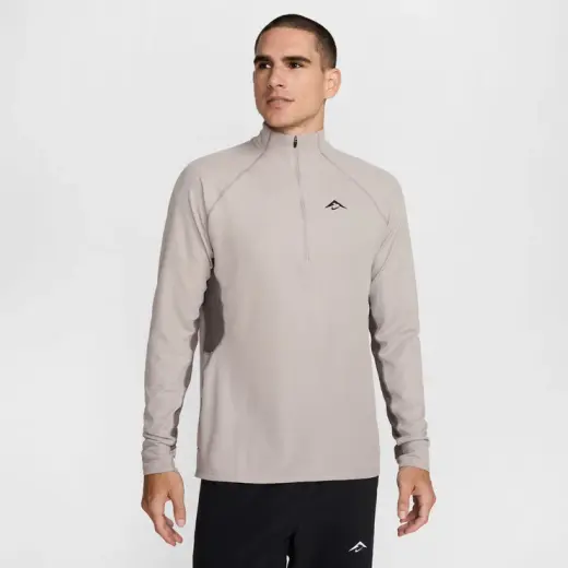 Nike Trail Erkek Siyah Koşu Sweatshirt