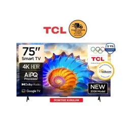 TCL 75 İNÇ 4K ULTRA HD GOOGLE TV 75V6D 2