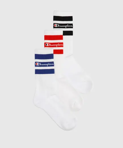 Champion Seasonal Crew Socks 3lü Paket