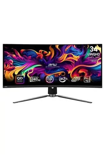 MPG 341CQPX QD-OLED 34" 240Hz 0.03ms UWQHD Adaptive Sync Curved Gaming (Oyuncu) Monitör