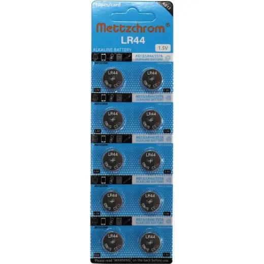 Mettzchrom LR44 AG13 A76 1.5 Volt Oyuncak Pili 10'lu