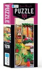 Blue Focus Green Bicycle 128 Parça Puzzle