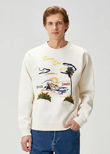 Mikoy Ekru Sweatshirt