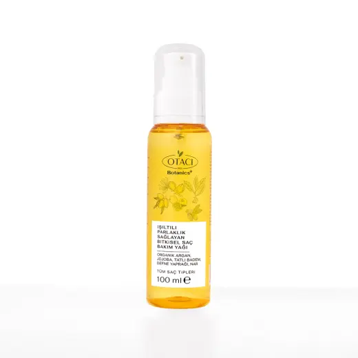 Otacı Botanics Işıltılı Parlaklık Sağlayan Bitkisel Saç Bakım Yağı 100 ml
