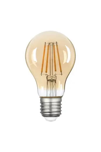 Heka Led Ampul 6w 2500k E27 Sarı Işık ( A60 ) Yüksek Işık Gücü