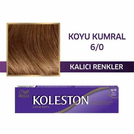 Wella Koleston Single Tüp Boya 6/0 Koyu Kumral