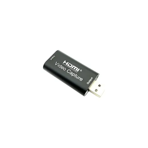 Alfais HDMI Video Capture 4751 USB Video Kaydedici Cihazı 4K Uyumlu Metalik Siyah
