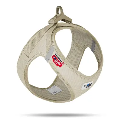 Curli Vest Harness Cord Köpek Tasması 49,1x55,4cm (Beyaz) [2XS]