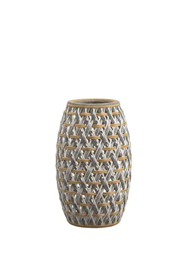 Dedon Dala Bahamas Gri Naturel Rattan Küçük Boy Fener