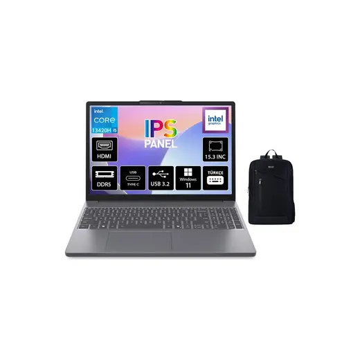 Lenovo Ideapad Slim 3 Intel Core I5 13420H 16 GB 1 tb SSD Windows 11 Pro 15.3" Taşınabilir Bilgisayar 83K1003MTR