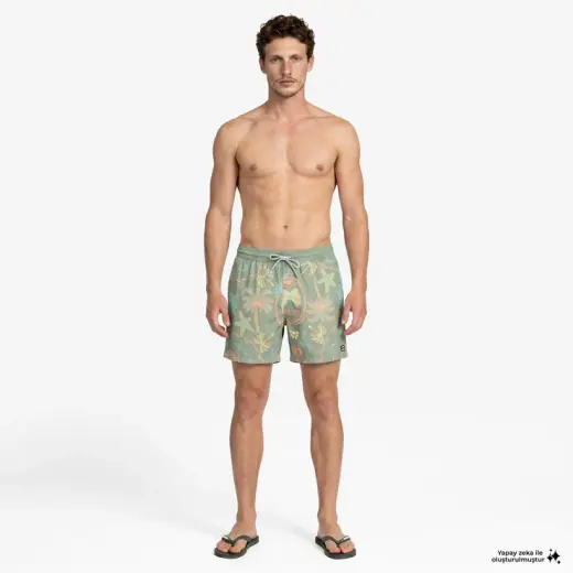 Billabong Vacay Lb Erkek Yeşil Deniz Şortu