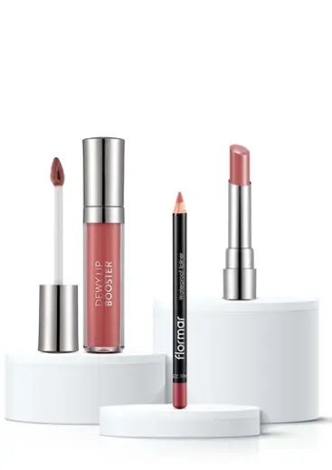 Natural Glow Pembe Tonlu 3'lü Dudak Seti SET202 |