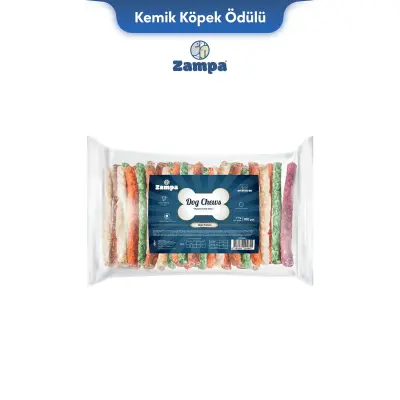 Zampa Munchy Burgu Kemik Çubuk Köpek Ödülü 5gr (100'lü)