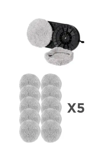 HUTT Cam Temizleme Robotu 5'li Set (10 Adet) Bez Mikro Fiber Yedek Bezi