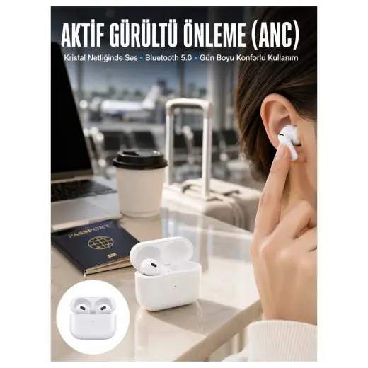 Aslanoğlu Store Mey Ithalat® Bluetooth Kulaklık 3.nesil Kablosuz Uzun Pil Ömrü Dokunmatik Kontrol Yeni Nesil