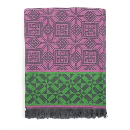 3rd Culture Pembe Antioch Örtü, Koltuk Şalı