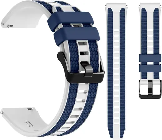 Huawei Watch Ultimate / Gt3 SE / GT3 Elite/GT Sport 46mm / GT Runner Uyumlu Örgü Silikon Akıllı Saat Kordonu 22mm