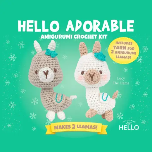 Hello Adorable Amigurumi Kiti - Lucy The Llama - HC972