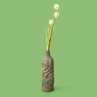 Evidea Deco Allium Dal Çiçek - Yeşil - 87 cm