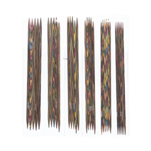 KnitPro Symfonie 20 cm Ahşap Çorap Şişi Seti - 20631