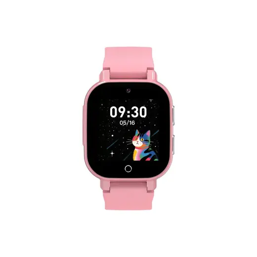 Bilicra Mini Yapay Zeka Destekli Akıllı Çocuk Saati 1,4 inç Ekran Pembe Renkli GPS Özellikli