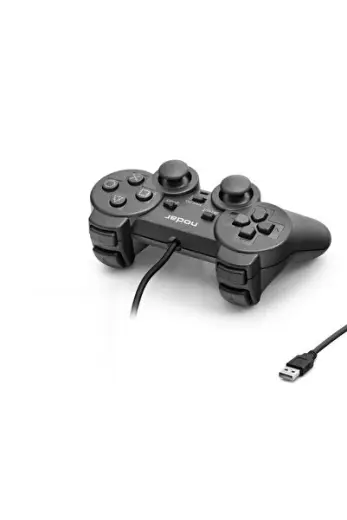 Pc Uyumlu Kablolu Usb Gamepad Oyun Kolu - Siyah ND401