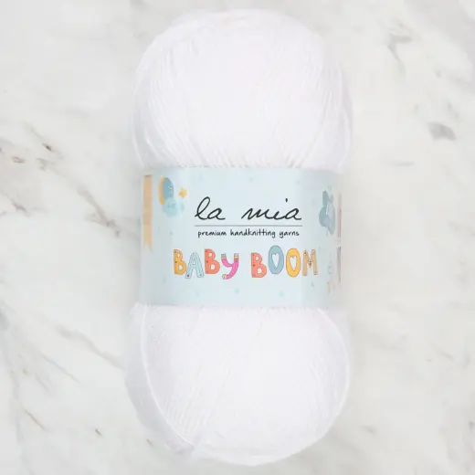 La Mia Baby Boom Beyaz El Örgü İpi - 10