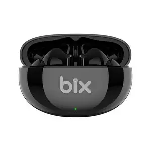 Bix Soundcraft TW1 ANC Aktif Gürültü Önleyici Siyah Bluetooth Kulak İçi Kulaklık