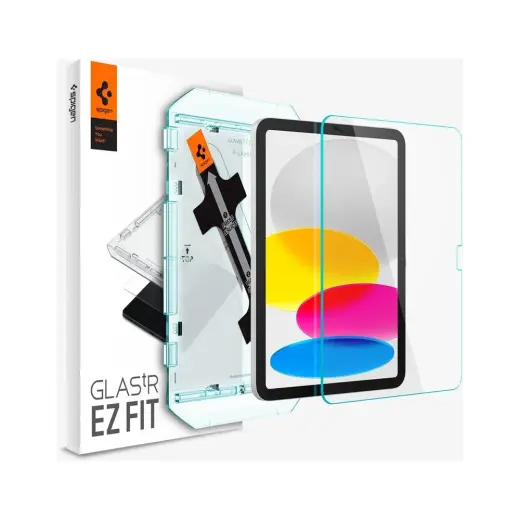 Spigen iPad 11" (2025) / 10.9" (2022) ile Uyumlu Kolay Kurulum Cam Ekran Koruyucu GLAS.tR EZ Fit HD Şeffaf - AGL05554 (Spigen TR Garantili)