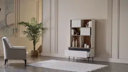 Denver Dolaplı Kitaplık 5