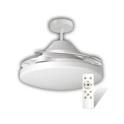 Eco Lounge 1 Adet Cata Ct 1156 Dolunay 72W Fanlı Kumandalı LED Ampul 3 Renk