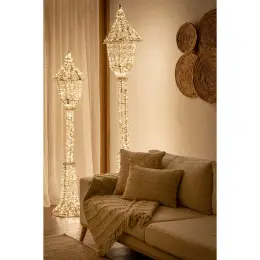 Fivo Led Işıklı Lamba Dekor 230 cm Altın 3