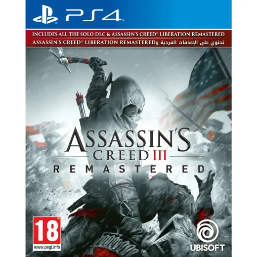 Ubisoft Assassins Creed III Remastered PS4 Aksiyon Oyunu Tek Oyuncu Desteği ile Uyumlu