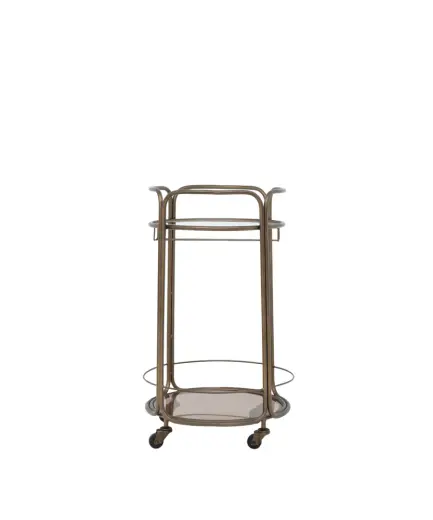 Metal Cam Detaylı Servis Arabası(53x89 Cm)