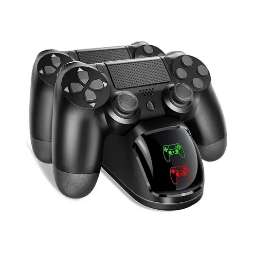 Comse Ps4 Dualshock 4 Şarj İstasyonu LED Göstergeli Stand Tp4-889 Taşınabilir ve Yer Tasarruflu