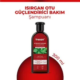 Tresan Dökülme Karşıtı Isırgan Otu Güçlendirici Bakım Şampuanı Normal ve Kuru Saçlar 300 ml 3
