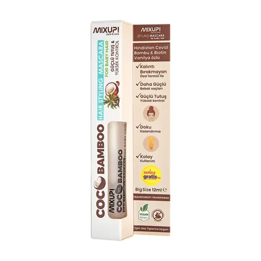 Mixup! CocoBamboo Hair Styling Mascara 12 ml (Transparan)