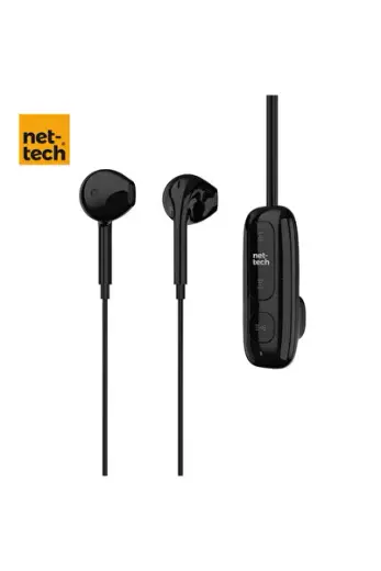 Nt-bth23 Boyun Asmalı/mıknatıslı Bluetooth Kulaklık - Siyah