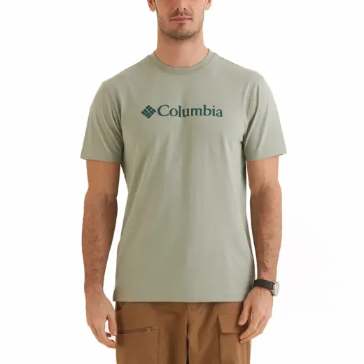 CSC M Basic Logo Brushed Erkek Kısa Kollu T-Shirt