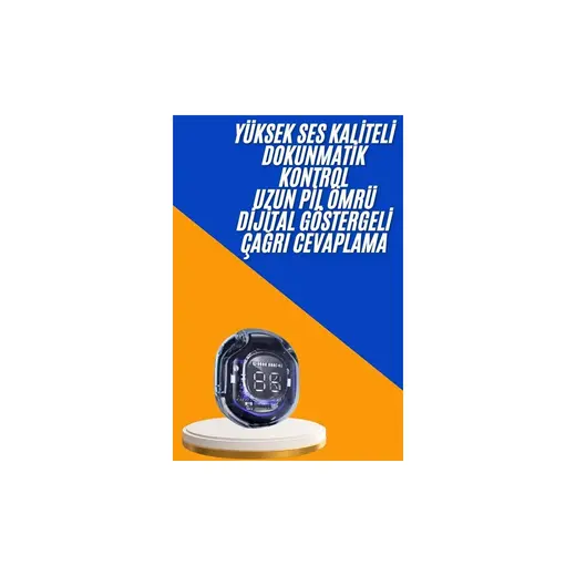 sbodurhome Kulak Içi Bluetooth Kulaklık Anc Enc Özellikli Şarj Göstergeli Kablosuz Kulaklık
